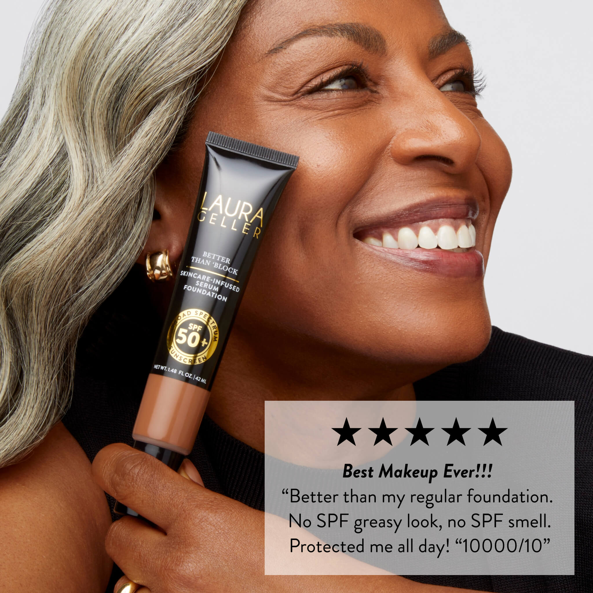 Better Than 'Block Skincare-Infused Serum Foundation with Broad Spectrum SPF 50+