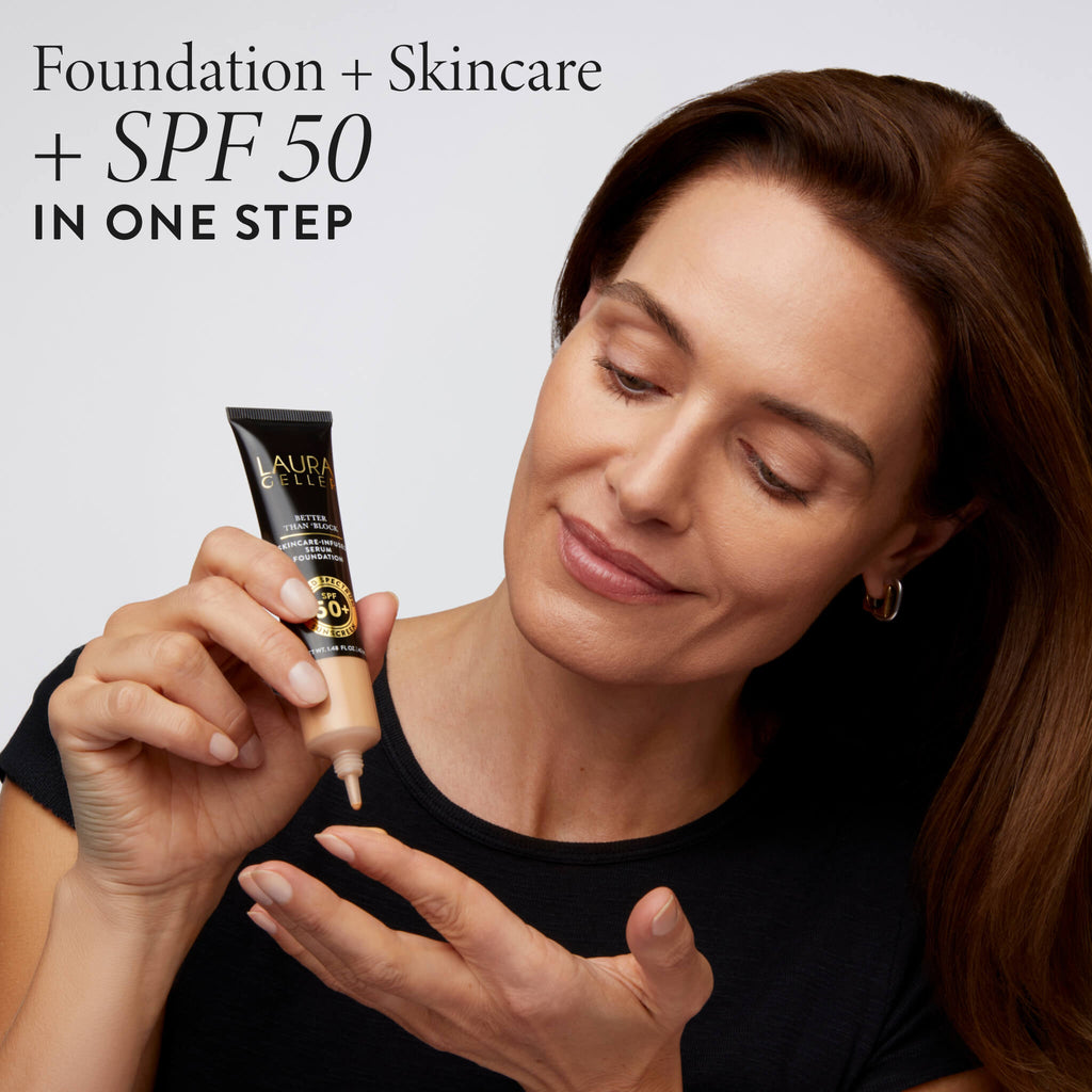 Better Than 'Block Skincare-Infused Serum Foundation with Broad Spectrum SPF 50+