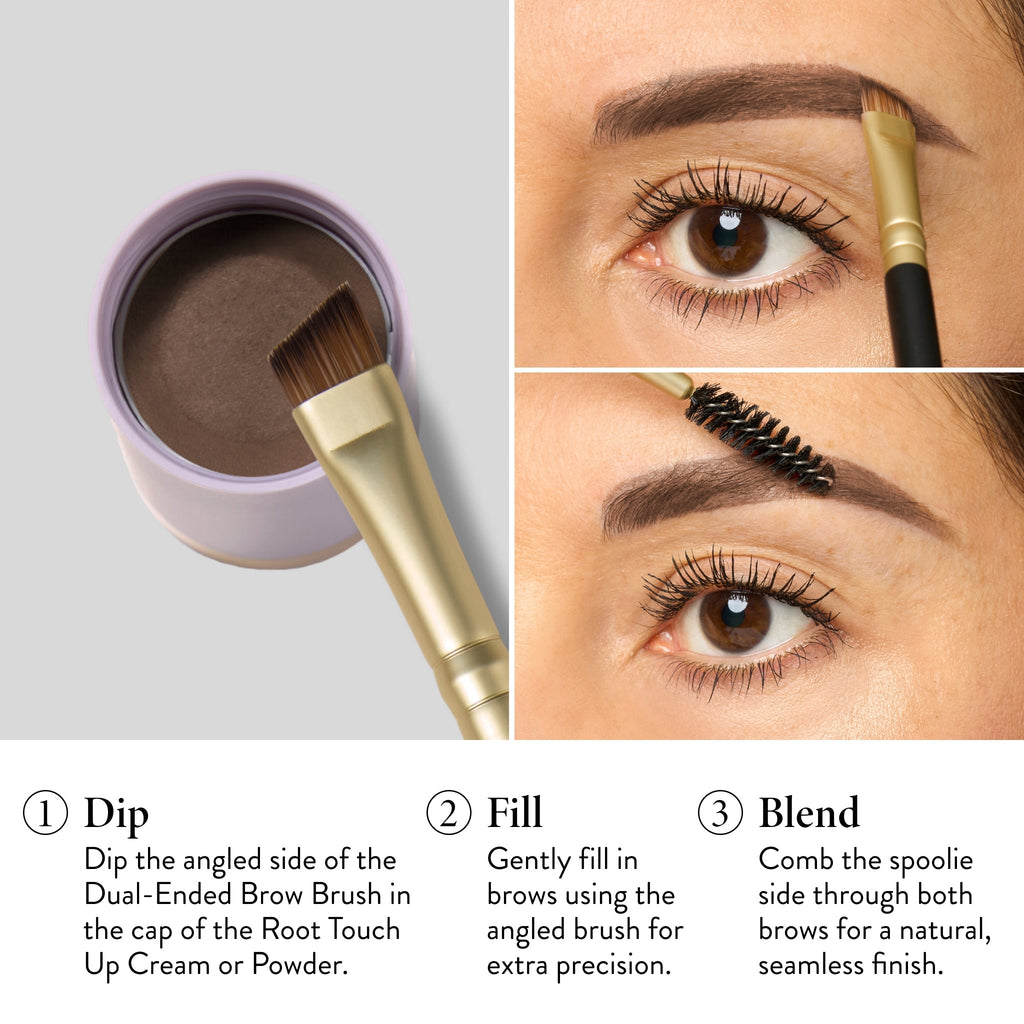 Dual-Ended Brow Brush