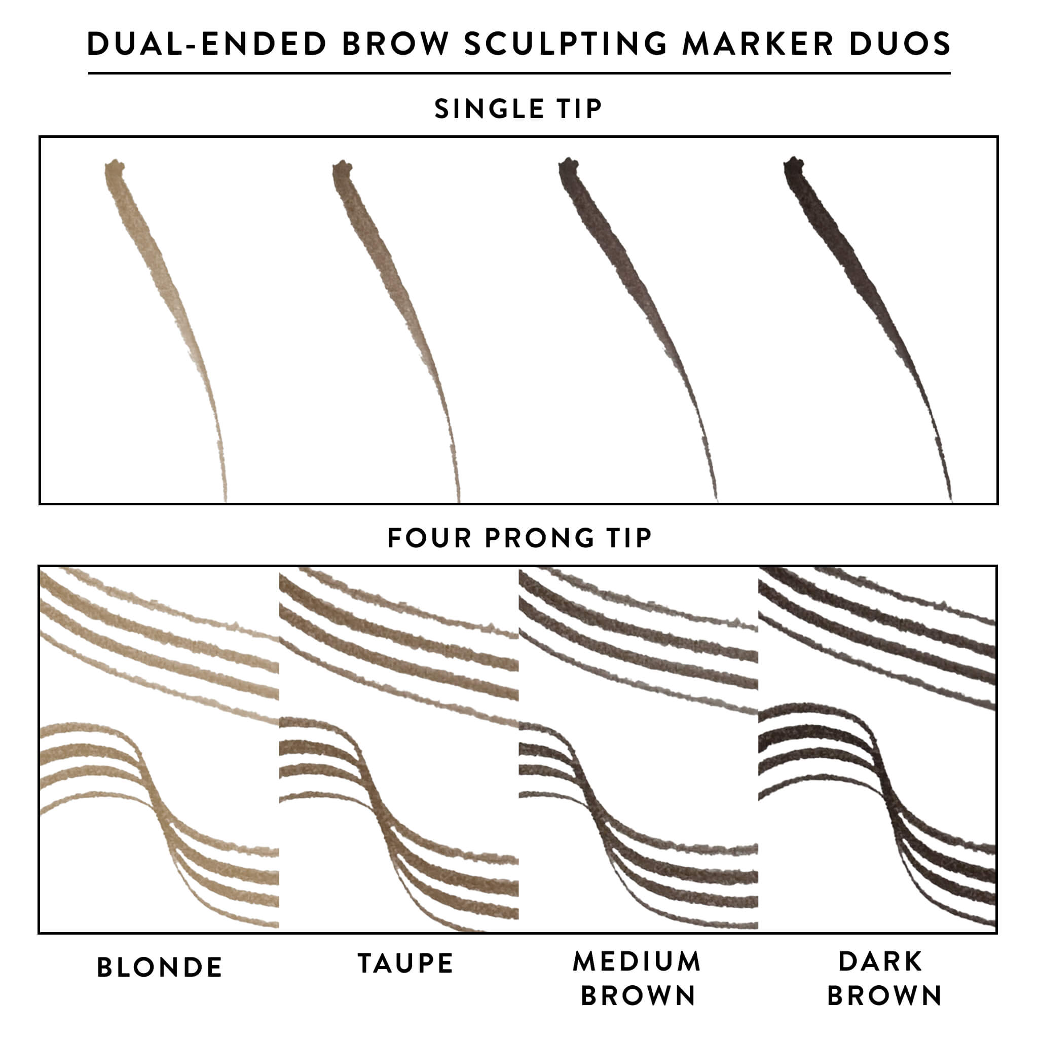 Dual-Ended Brow Sculpting Marker
