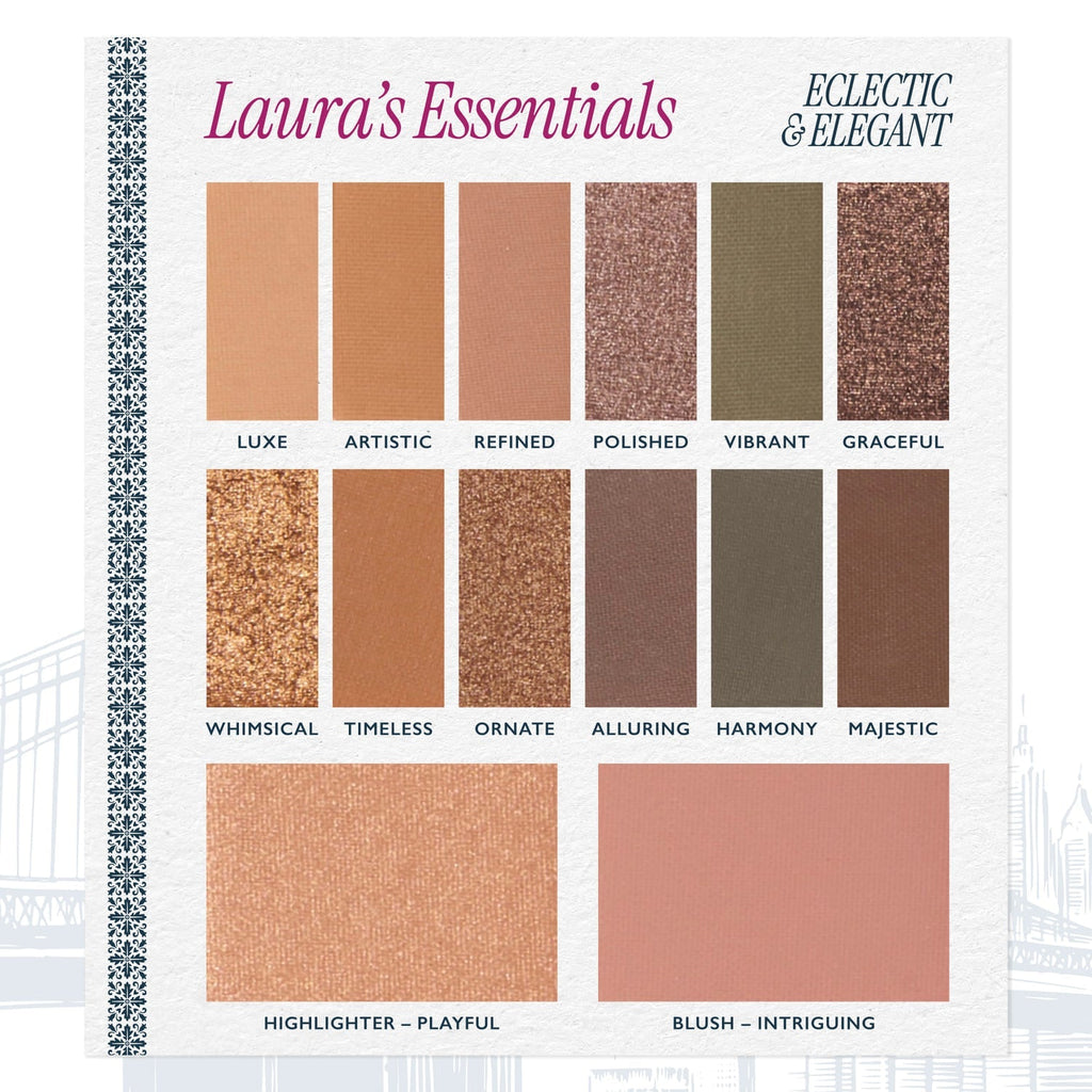 Laura's Essentials Eclectic & Elegant. Eye + Face Palette