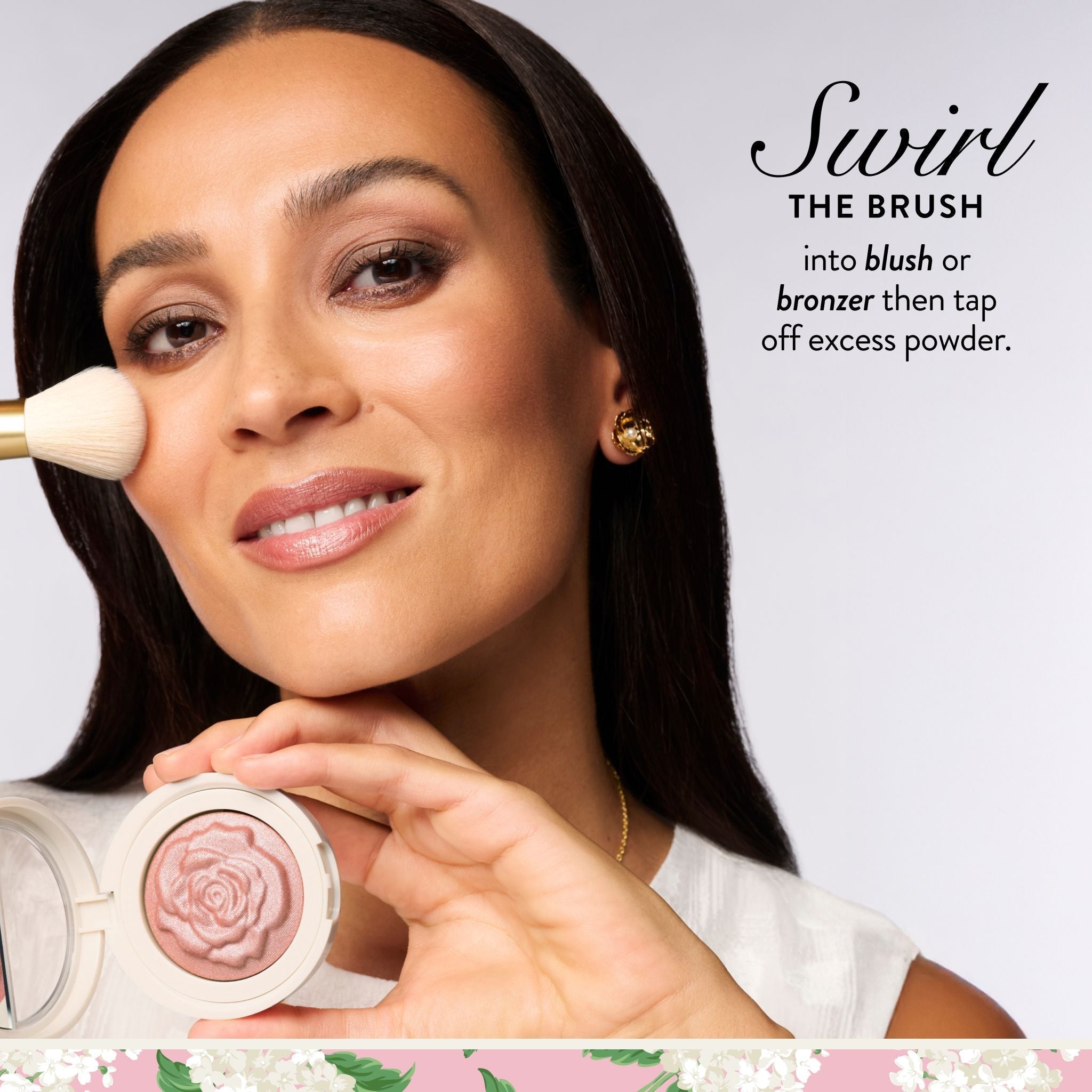 Draper James x Laura Geller Angled Blush Brush Limited Edition