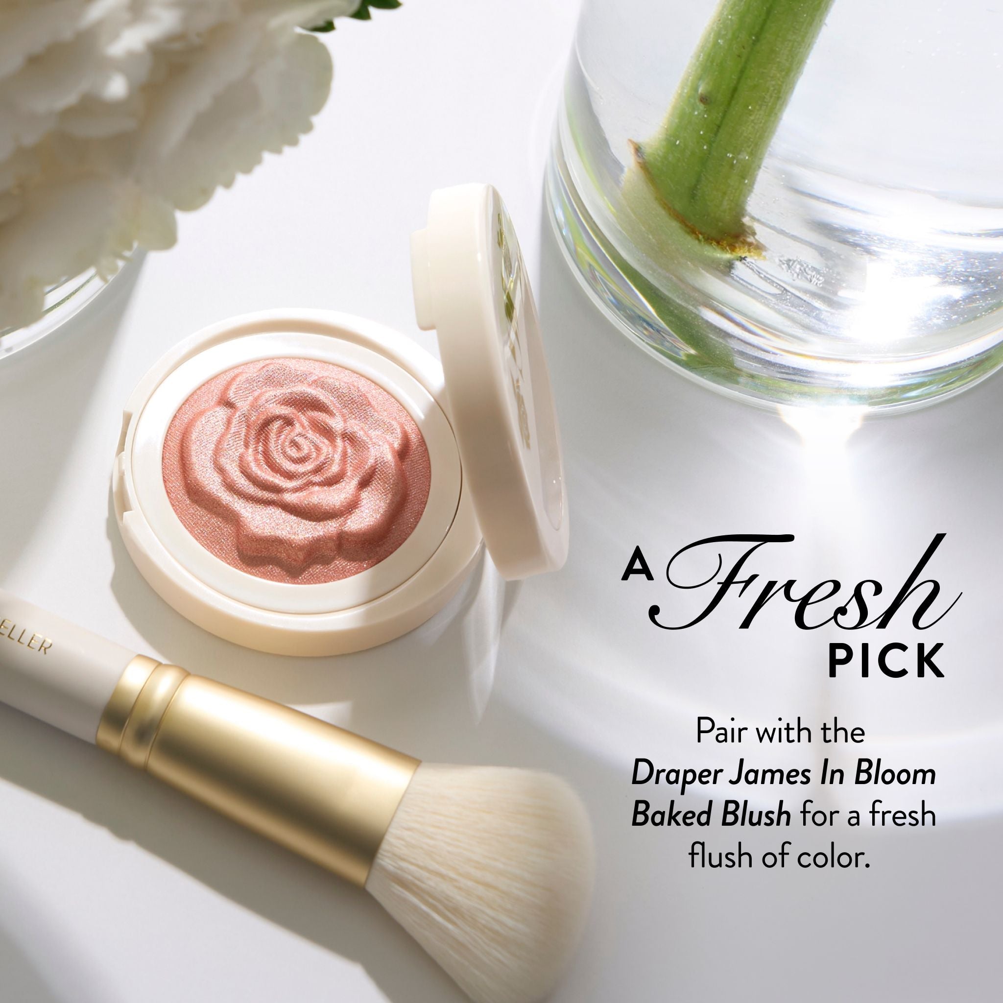 Draper James x Laura Geller Angled Blush Brush Limited Edition