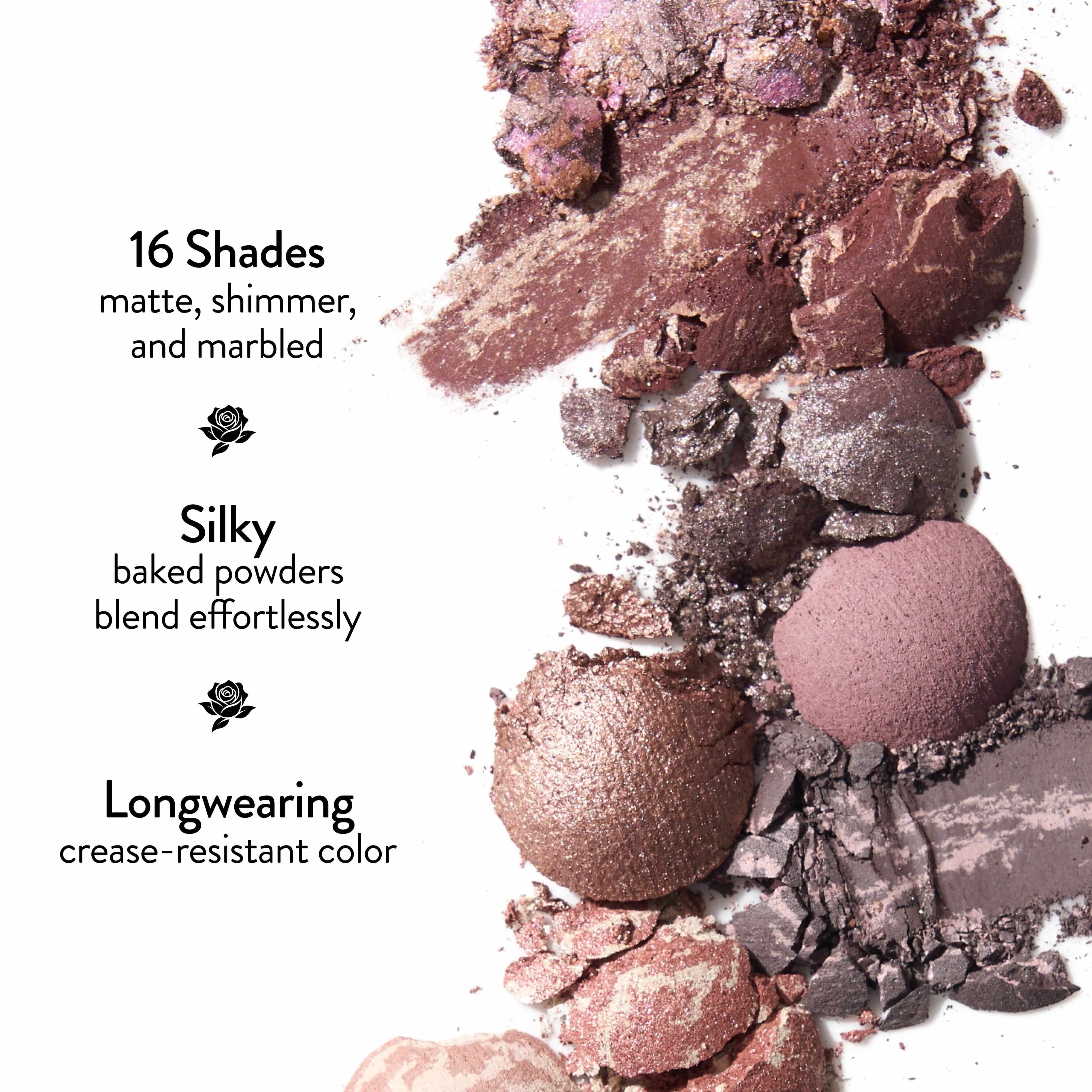 Draper James x Laura Geller  Marble-ous Eyes 16 Multi-Finish & Marbled Eyeshadows