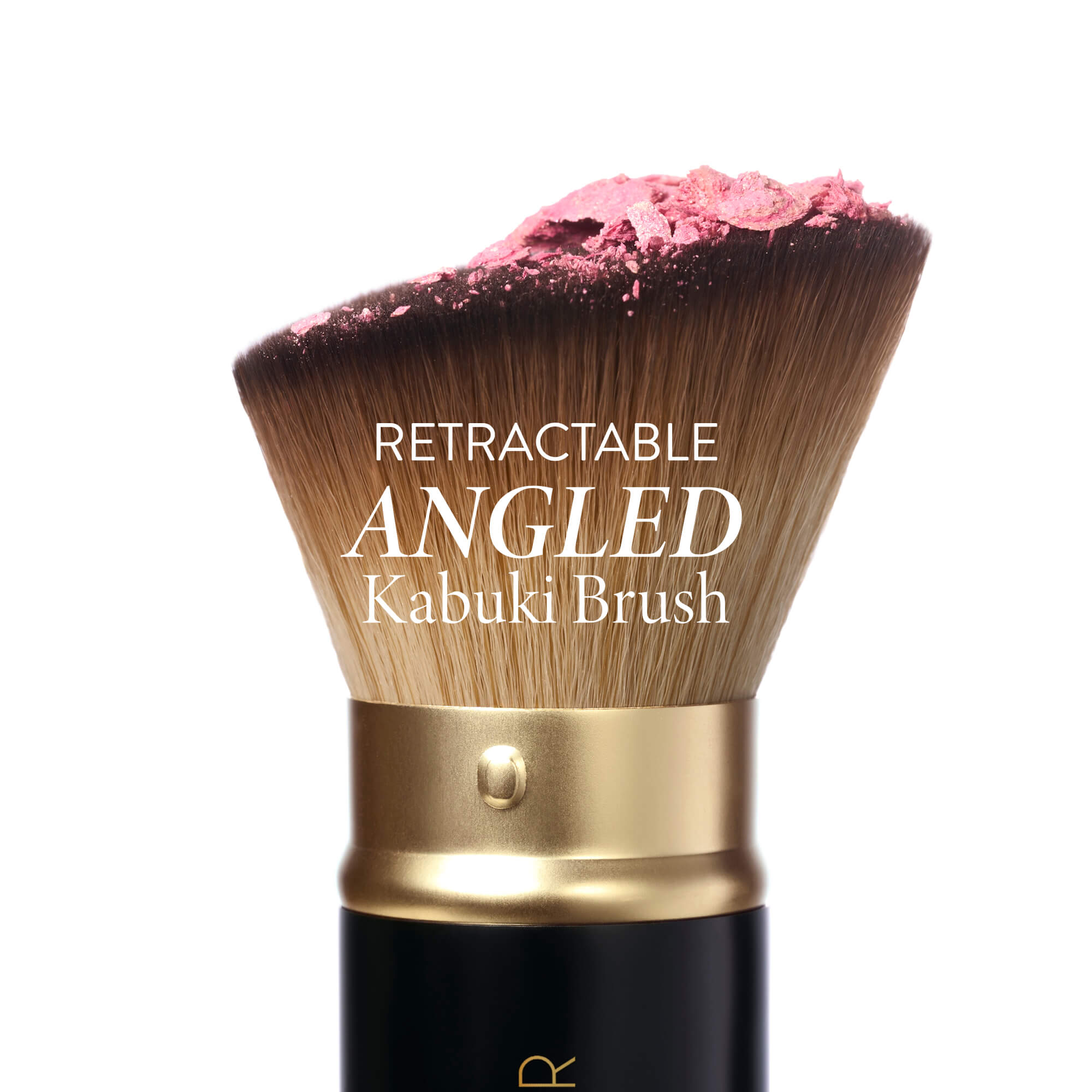 Retractable Angled Kabuki Brush