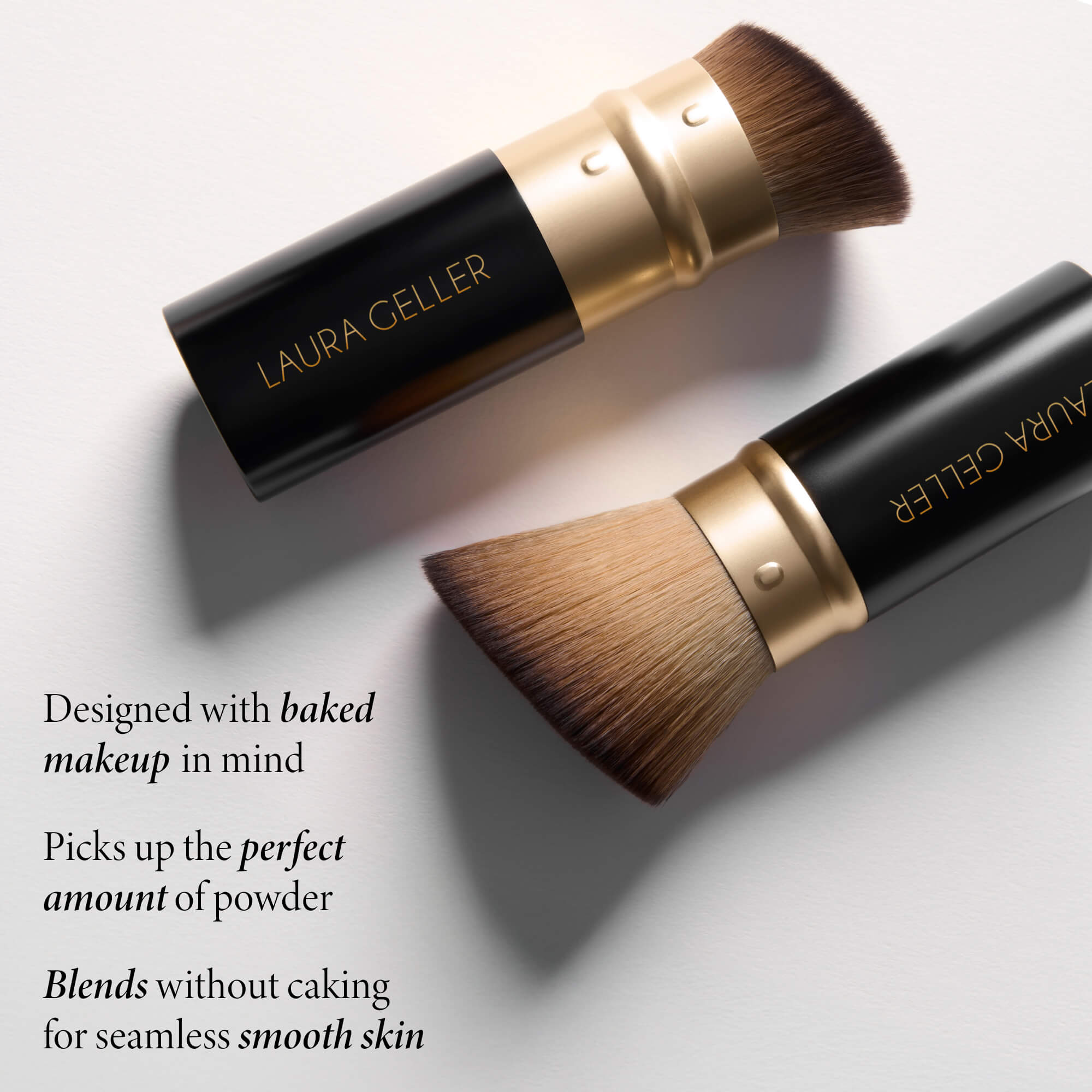Retractable Angled Kabuki Brush