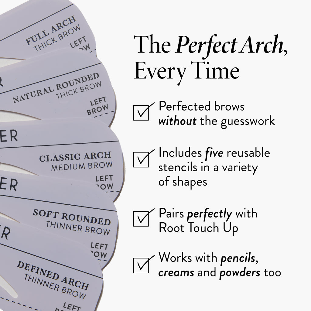 Precision Brow Shaping Stencils